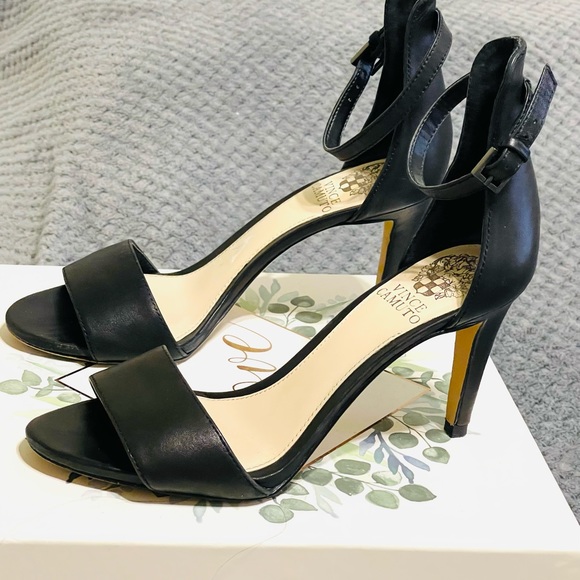 COPY - Vince Camuto Black Strap Heels-New - Picture 2 of 4